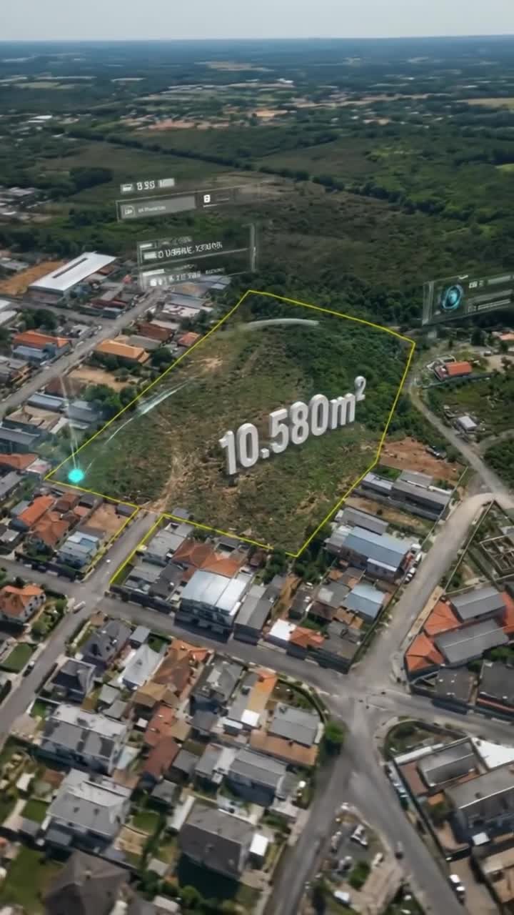 Real undeveloped land seen from the air